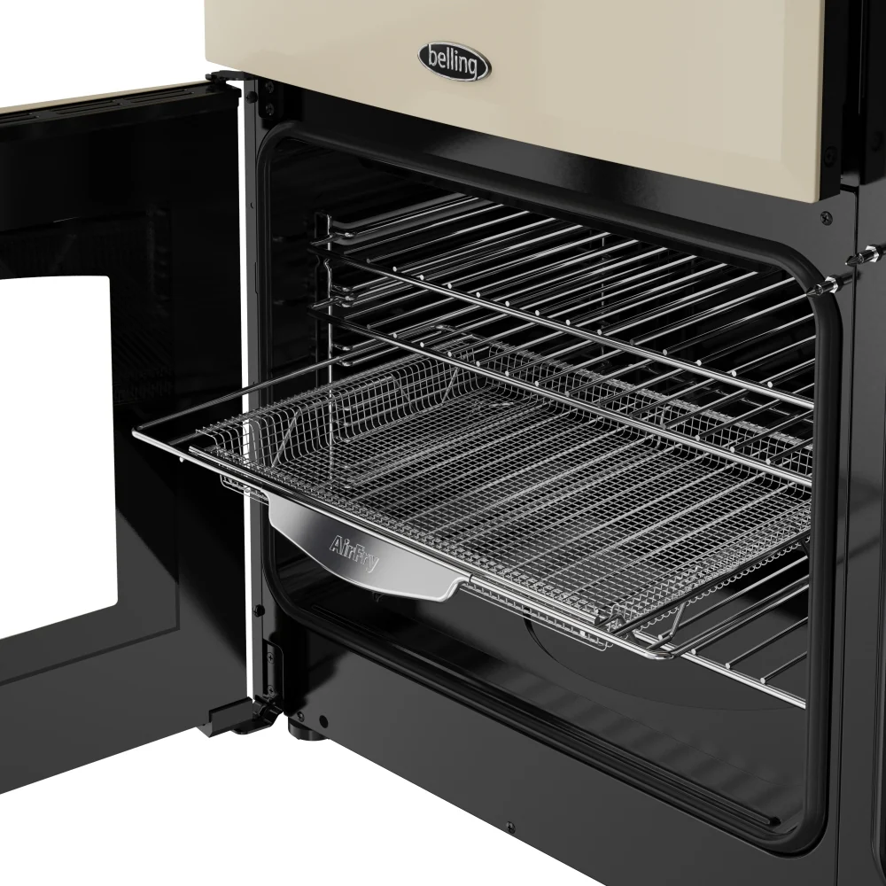 Belling RCA Farmhouse 90DF 90cm Dual Fuel Range Cooker 444411821 Cream - Image 8