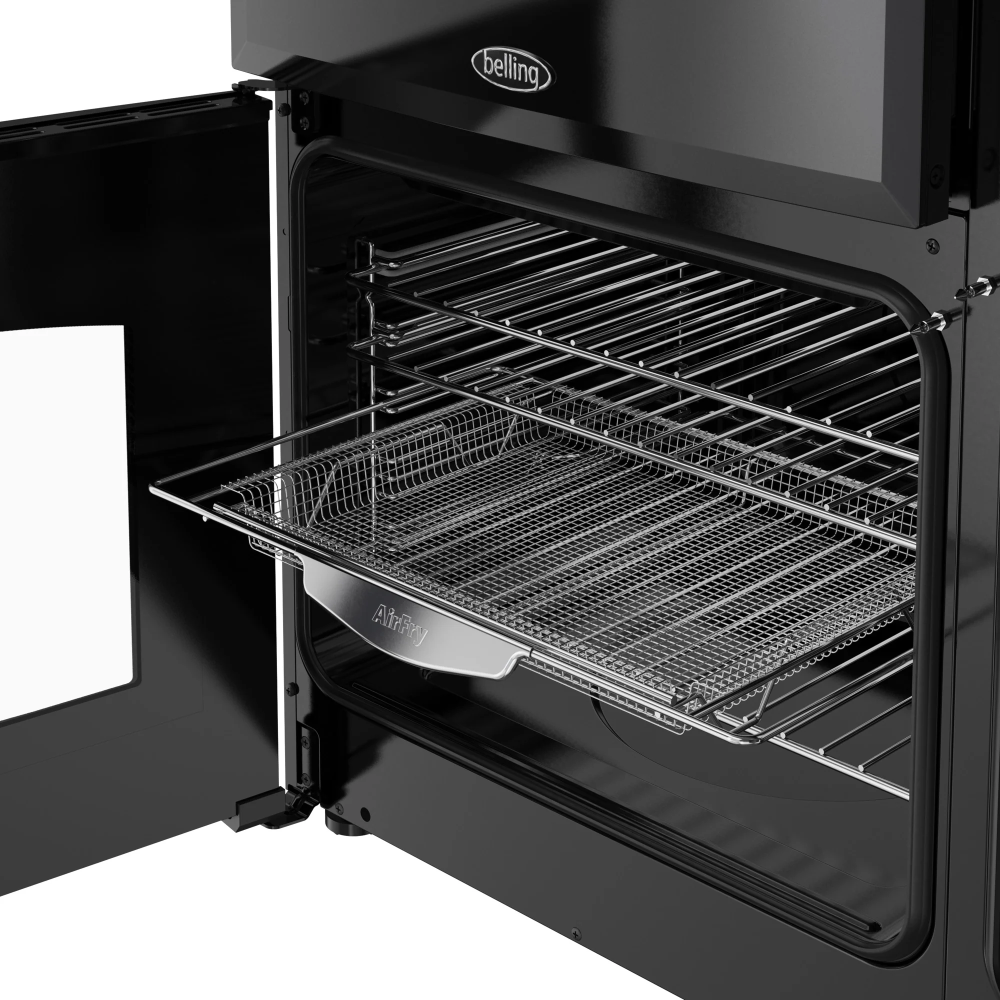 Belling RCA Farmhouse 90E 90cm Ceramic Range Cooker 444411817 Black - Image 7
