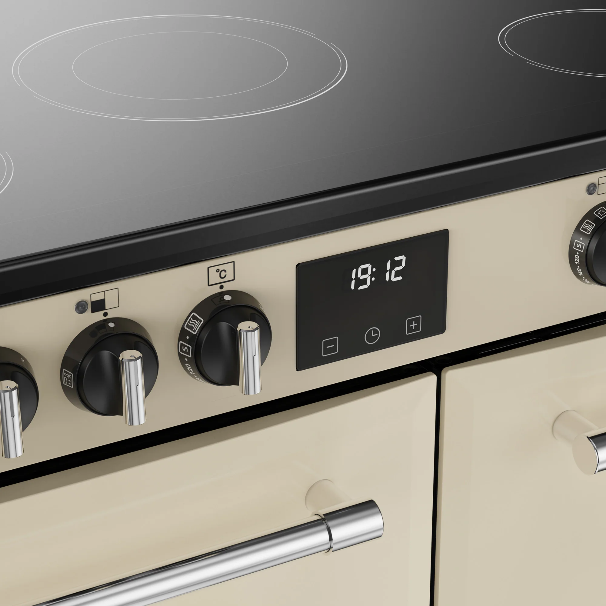 Belling RCA Farmhouse 90E 90cm Ceramic Range Cooker 444411818 Cream - Image 4