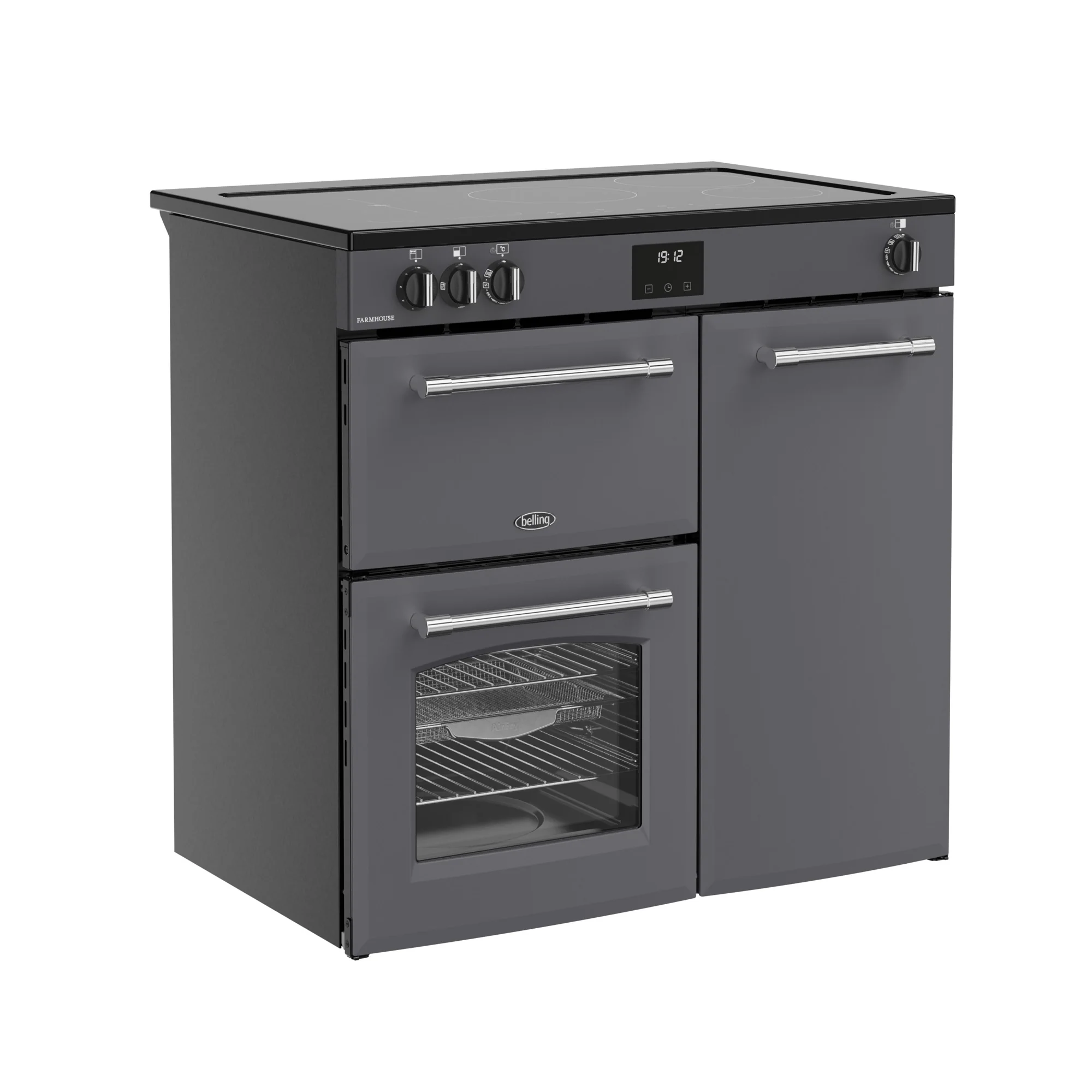Belling RCA Farmhouse 90Ei 90cm Induction Range Cooker 444411822 Anthracite - Image 2