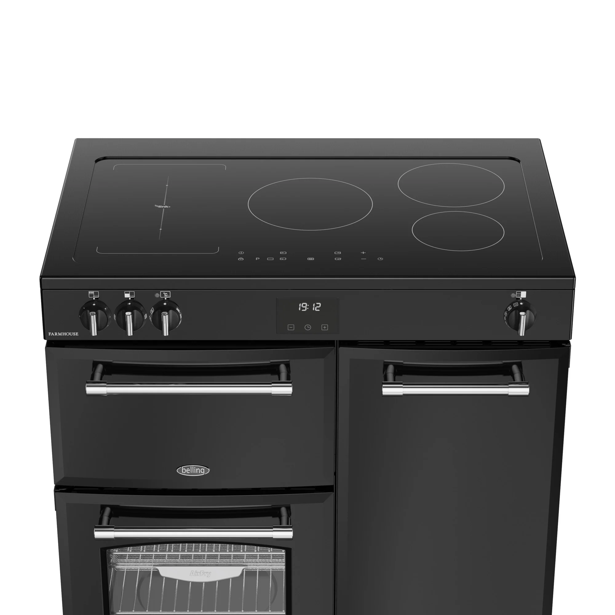 Belling RCA Farmhouse 90Ei 90cm Induction Range Cooker 444411823 Black - Image 3