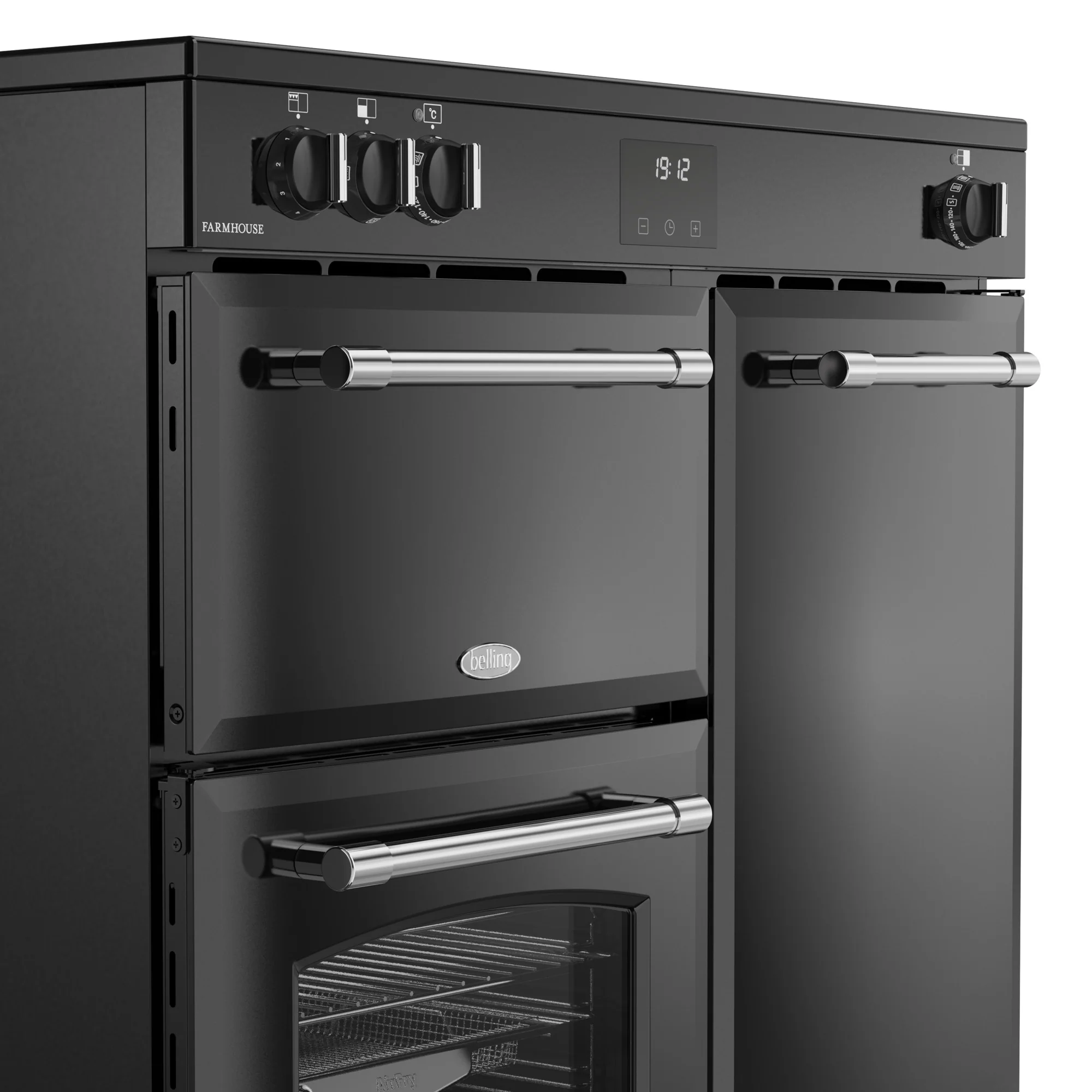 Belling RCA Farmhouse 90Ei 90cm Induction Range Cooker 444411823 Black - Image 4