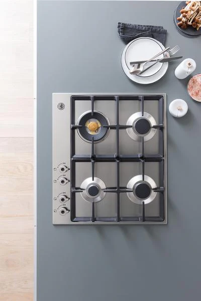 Bertazzoni P604LPROX Professional Series 60cm Gas hob with Wok - Image 4