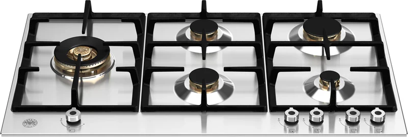 Bertazzoni P905LPROX Professional Series 90cm Gas hob with Lateral Dual Wok