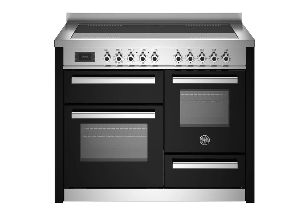 Bertazzoni Professional 110cm Induction Range Cooker PRO115I3ENET Nero