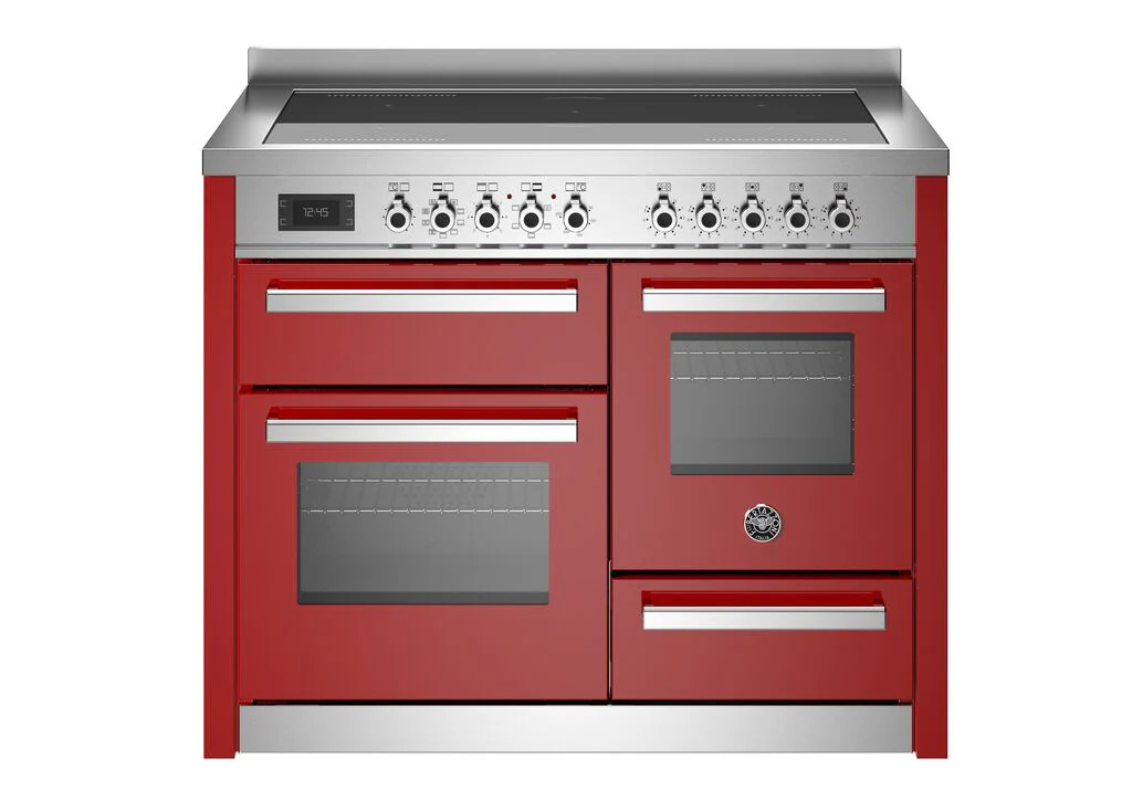Bertazzoni Professional 110cm Induction Range Cooker PRO115I3EROT Rosso