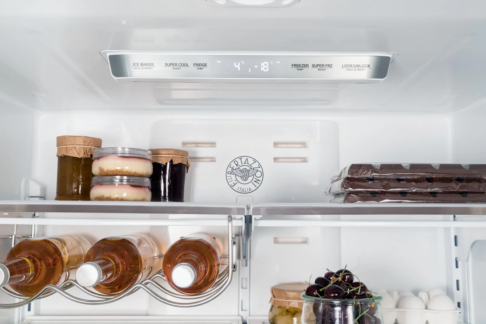 Bertazzoni Professional Series REF904FFNXTC Stainless Steel American Fridge Freezer - Image 5