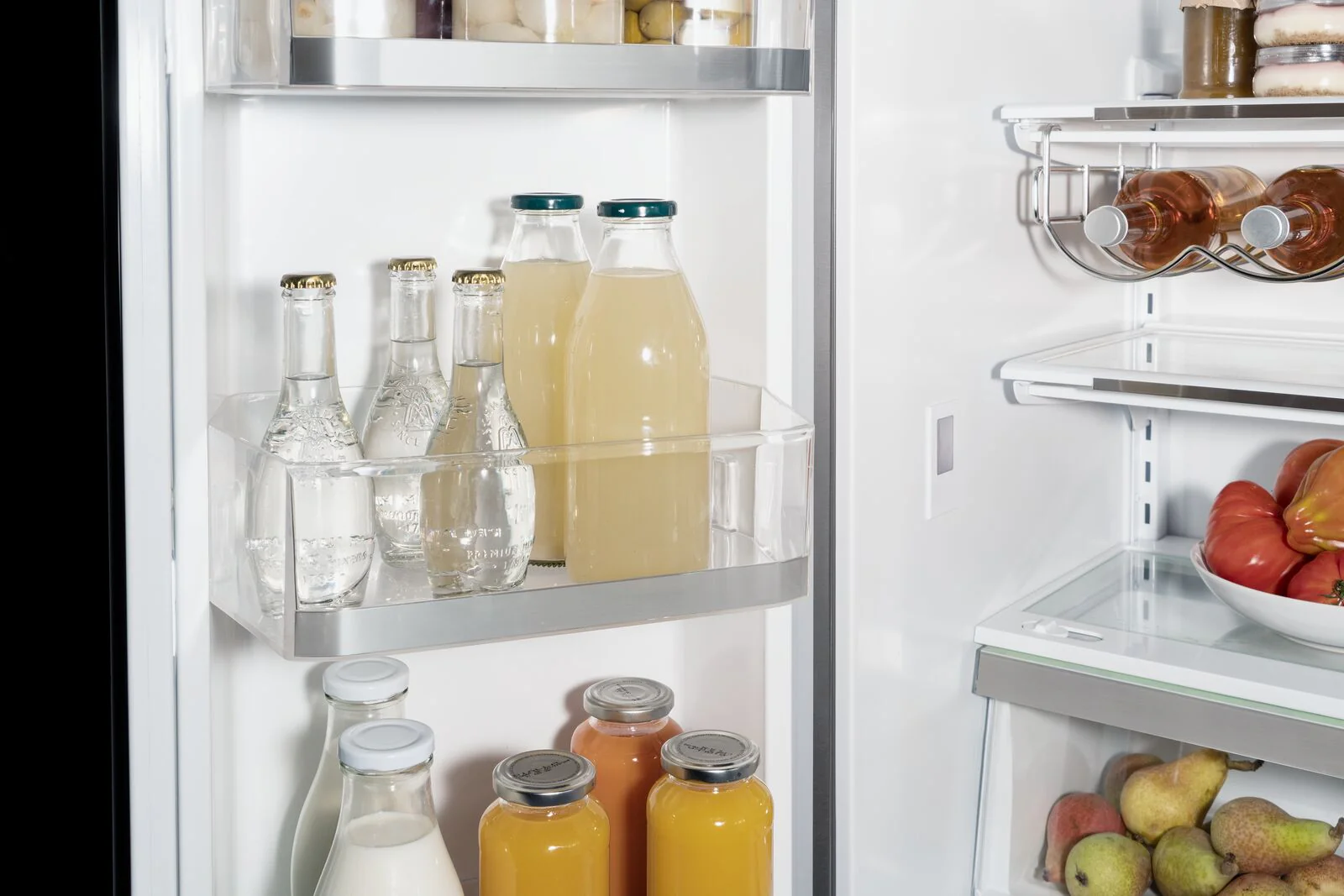Bertazzoni Professional Series REF904FFNXTC Stainless Steel American Fridge Freezer - Image 7