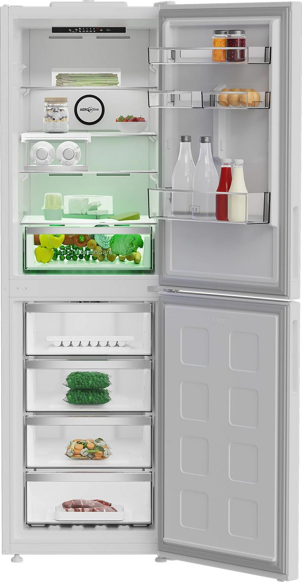 Blomberg KND24692V Freestanding 50/50 Frost Free White Fridge Freezer - Image 3