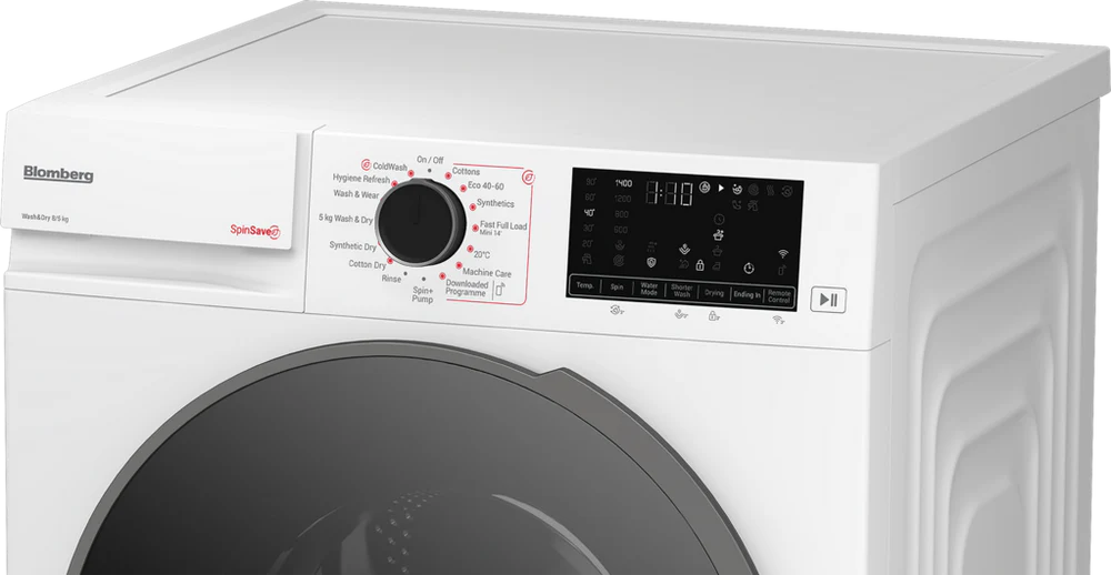 Blomberg LRF854311W 8kg/5kg 1400rpm White Washer Dryer - Image 4