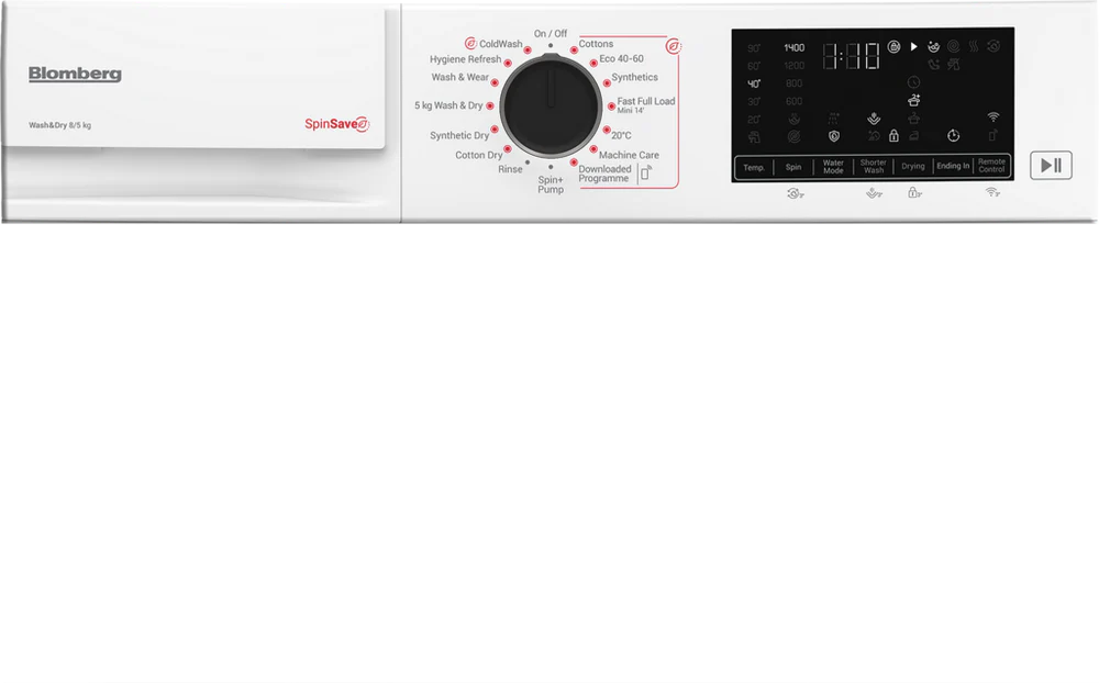 Blomberg LRF854311W 8kg/5kg 1400rpm White Washer Dryer - Image 5