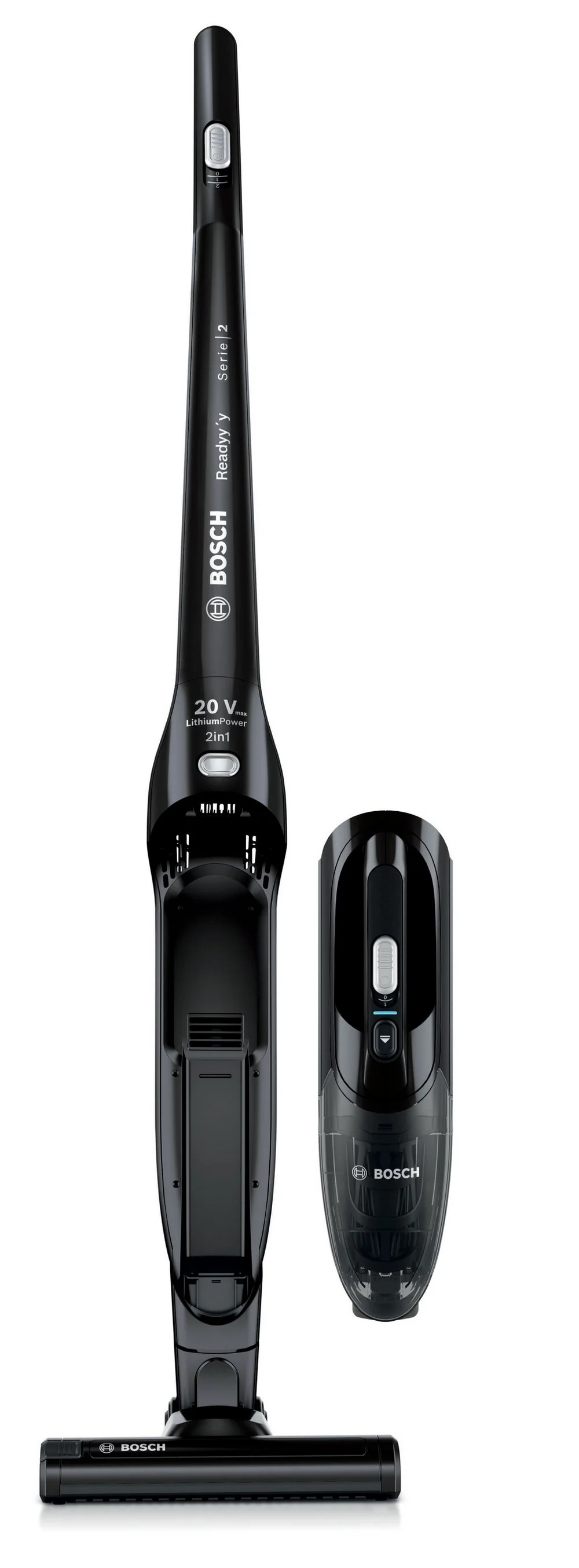 Bosch BCHF220GB Serie 2 2-in-1 Cordless Vacuum Cleaner - 44 Minutes Run Time - Jet Black - Image 2