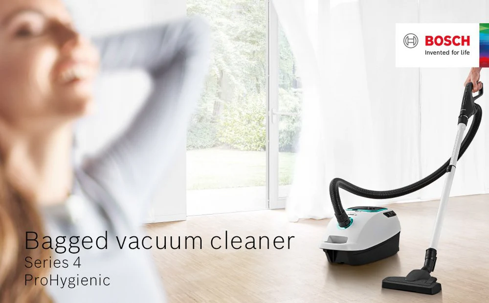 Bosch BGBS4HYGGB Serie 4 ProHygienic 600W 4.5kg Cylinder Vacuum Cleaner - White - Image 6