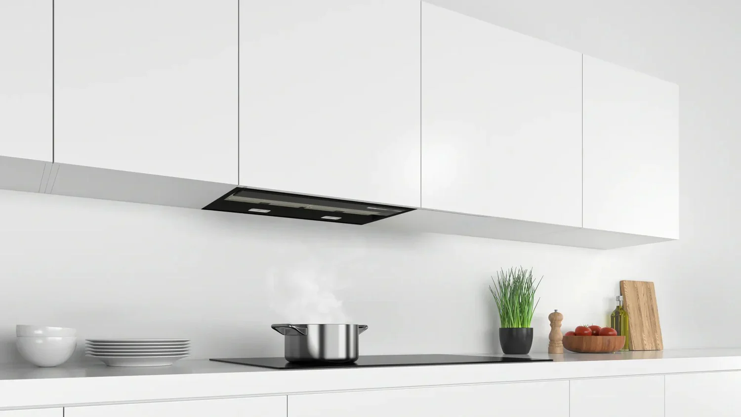 Bosch DBB67AM60B Series 6 Integrated Hood 60cm clear glass - Image 2