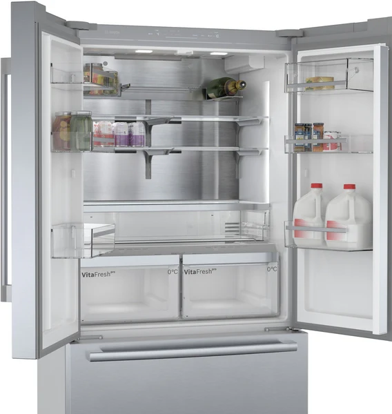 Bosch Series 8 KFF96PIEP Plumbed Stainless Steel American Fridge Freezer - Image 3