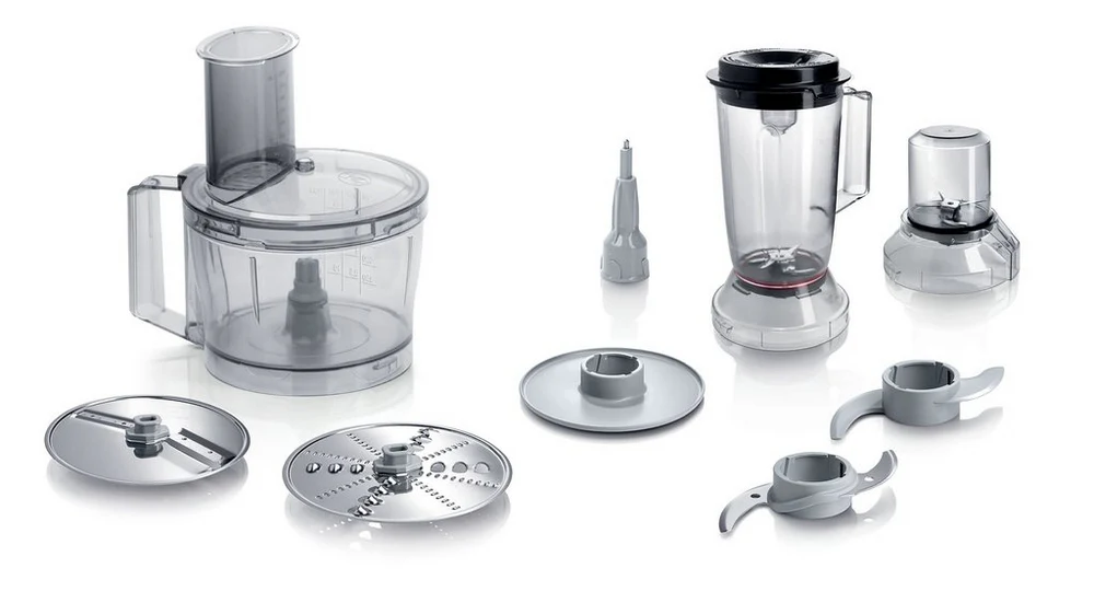 Bosch MCM3501MGB MultiTalent 3 Compact 800W Food Processor - Black & Stainless Steel - Image 2