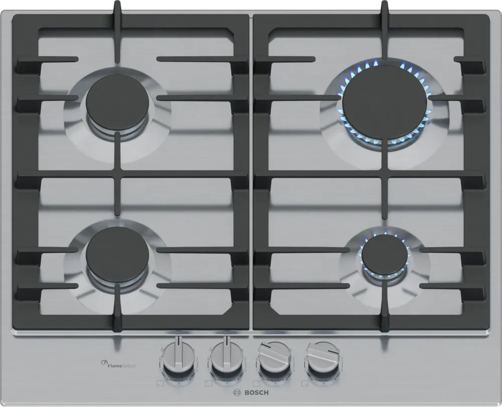 Bosch PCP6A5I90 Series 6 Gas hob 60cm Stainless Steel