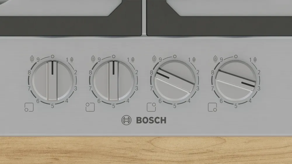 Bosch PCP6A5I90 Series 6 Gas hob 60cm Stainless Steel - Image 2