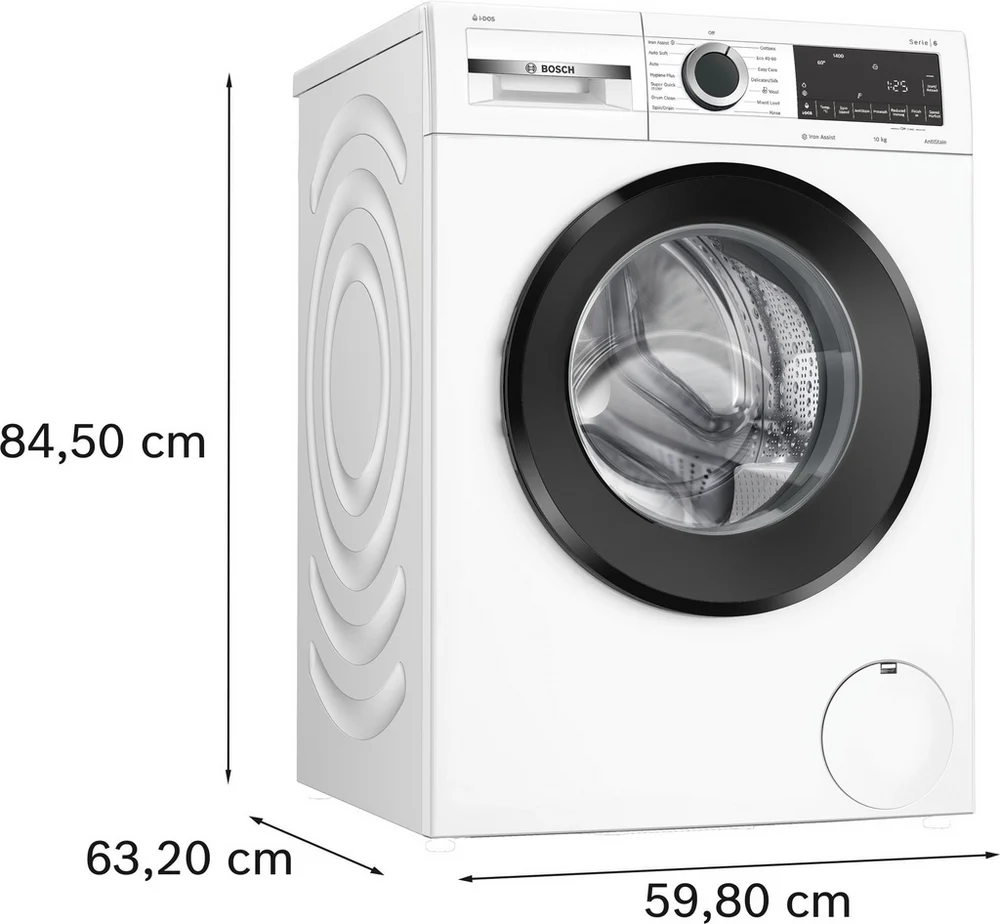 Bosch Series 6 WGG254F1GB 10kg 1400rpm White Washing Machine - Image 5