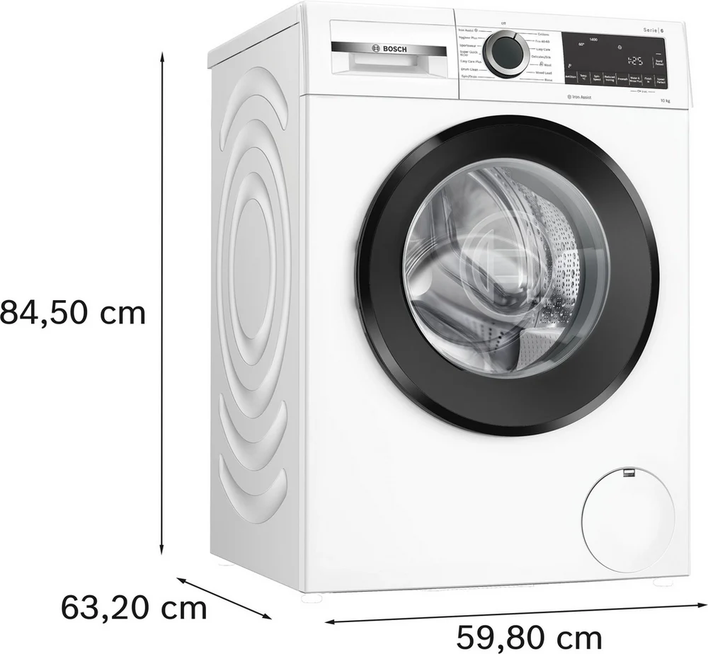 Bosch Series 6 WGG254Z1GB 10kg 1400rpm White Washing Machine - Image 5