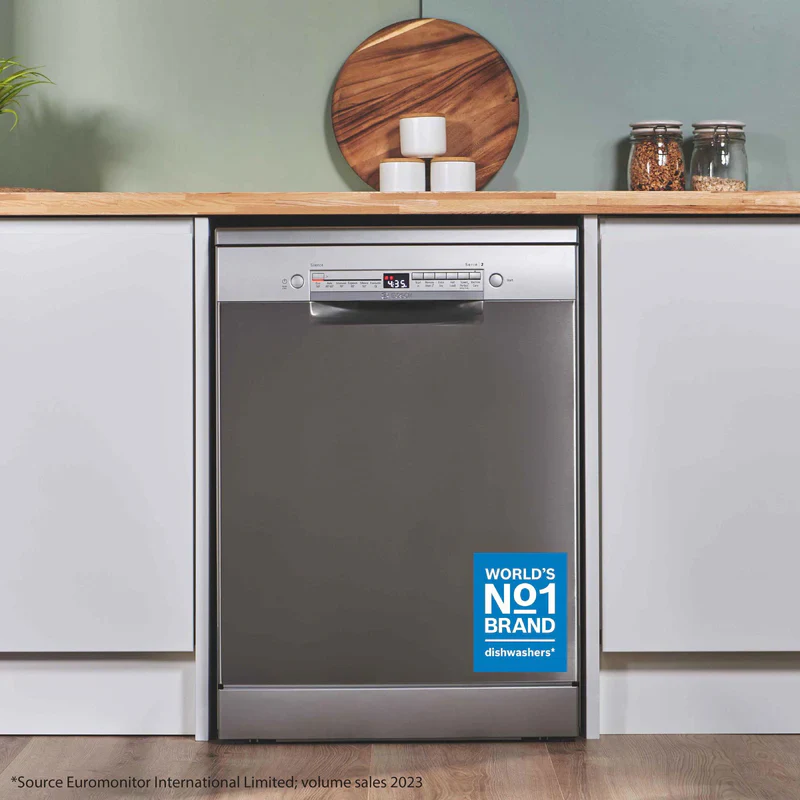 Bosch Series 2 SMS2HVI67G Full Size Freestanding Dishwasher - Image 3
