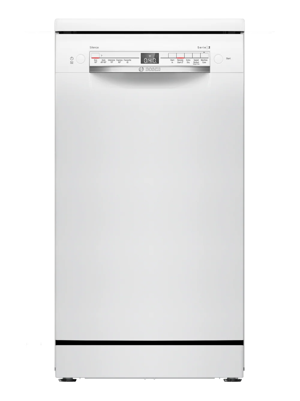 Bosch SPS2IKW01G 9 Place Setting Slimline Freestanding White Dishwasher