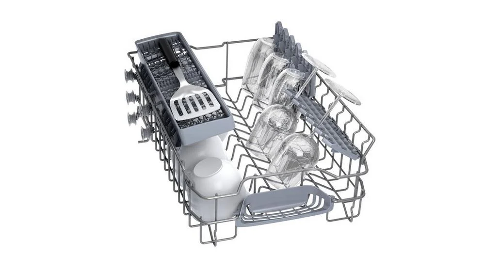 Bosch SPS2IKW01G 9 Place Setting Slimline Freestanding White Dishwasher - Image 2