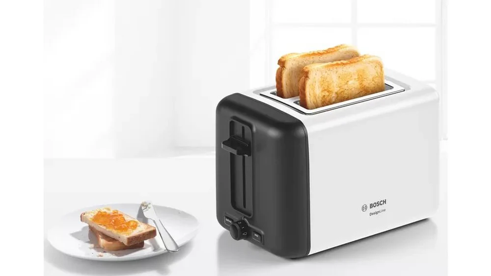 Bosch TAT3P421GB 2 Slice Toaster - White - Image 3