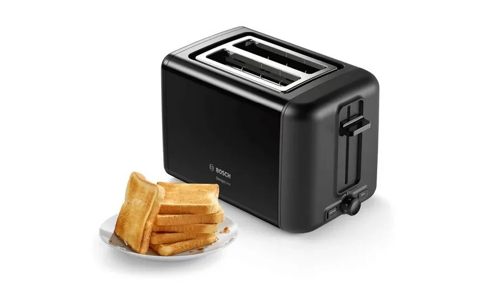 Bosch TAT3P423GB 2 Slice Toaster - Black