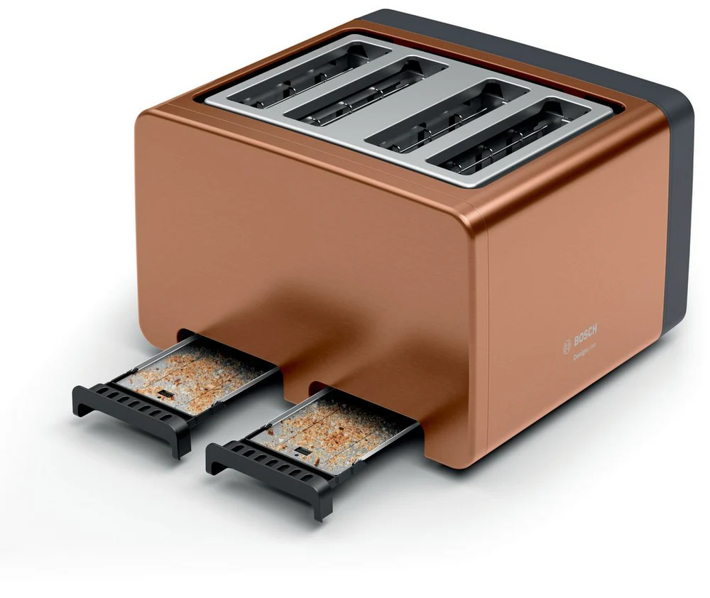 Bosch TAT4P449GB 4 Slice Toaster - Copper - Image 2