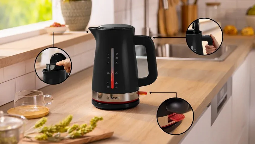 Bosch TWK4M223GB 1.7 Litres Jug Kettle - Black - Image 3