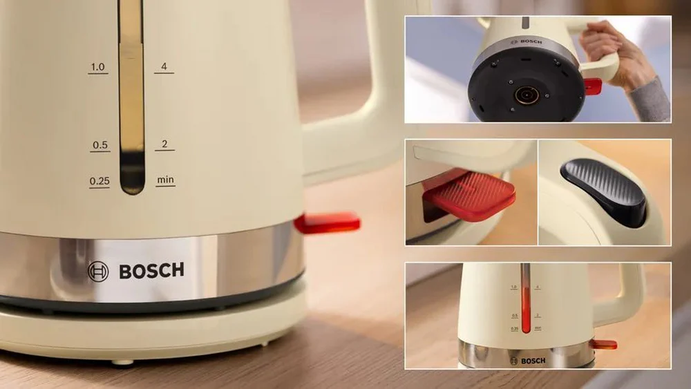 Bosch TWK4M227GB 1.7 Litres Kettle - Cream - Image 2