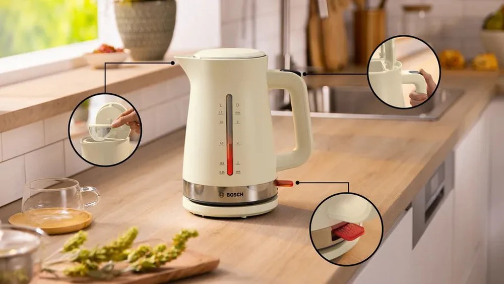 Bosch TWK4M227GB 1.7 Litres Kettle - Cream - Image 3