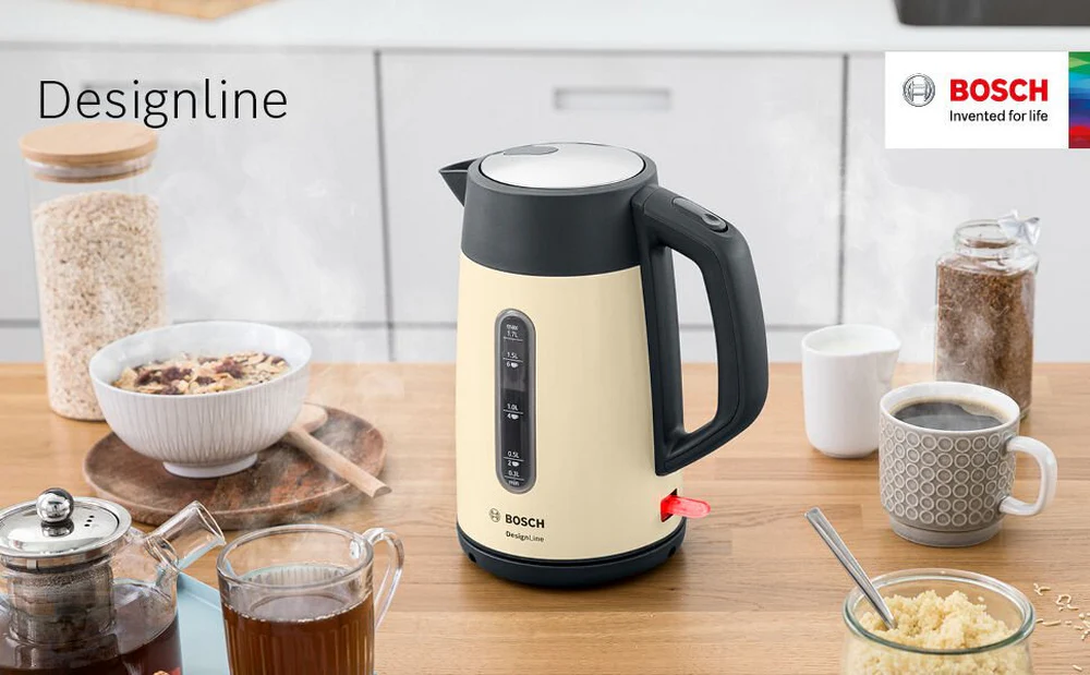 Bosch TWK4P437GB 1.7 Litre Traditional Kettle - Cream - Image 4