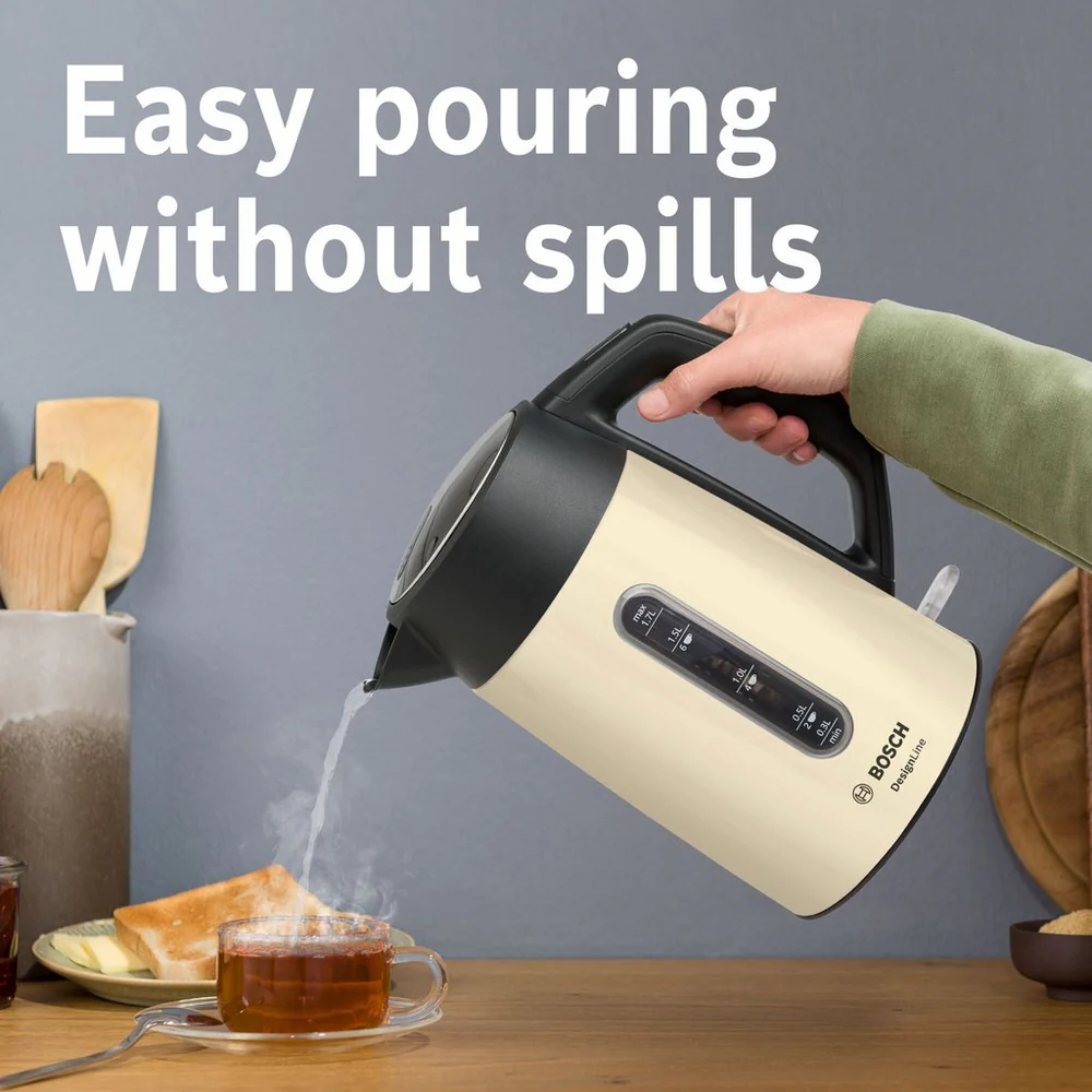 Bosch TWK4P437GB 1.7 Litre Traditional Kettle - Cream - Image 5