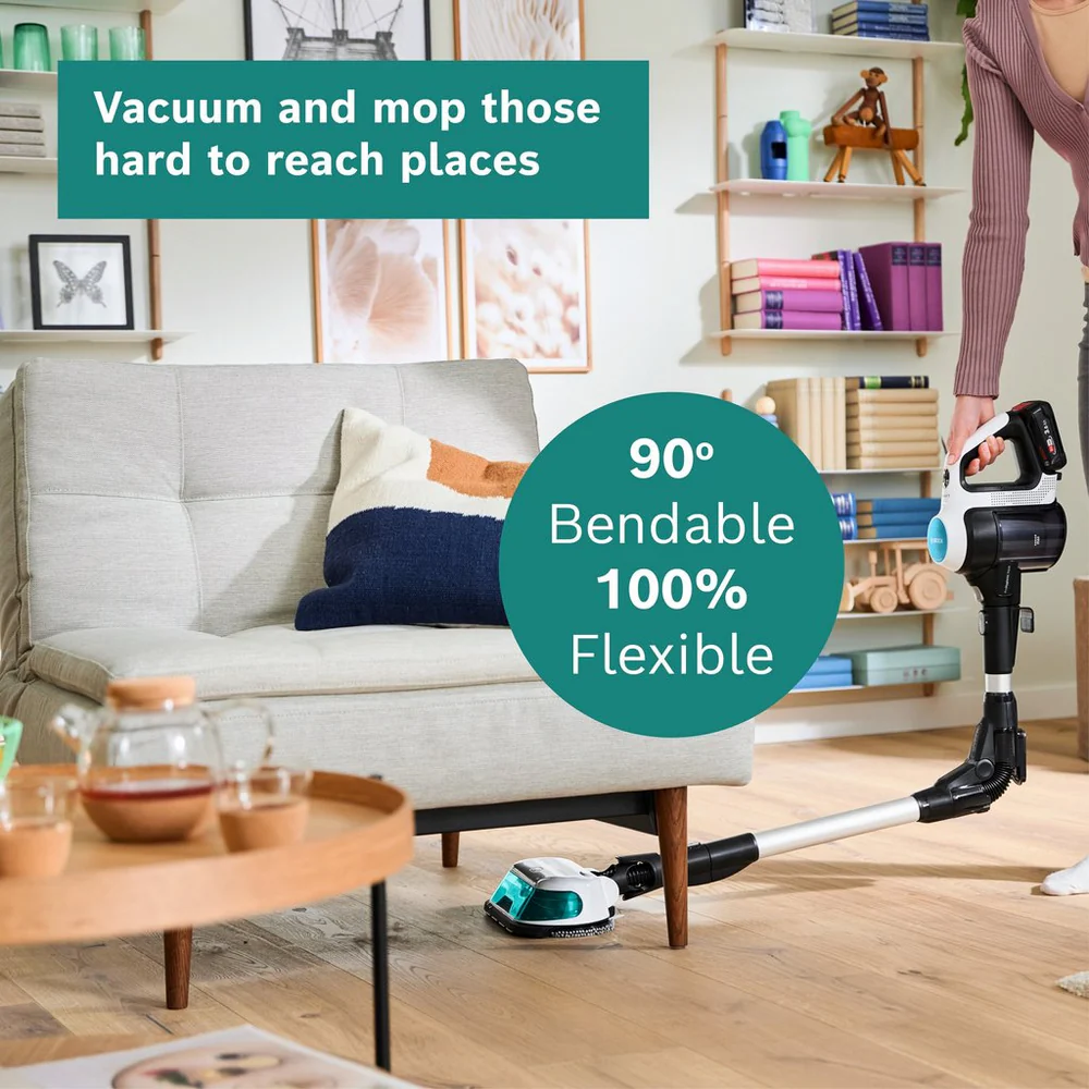 Bosch Unlimited 7 BCS71HYGGB Aqua Vacuum & Mop - 40 Minutes Run Time - White - Image 4