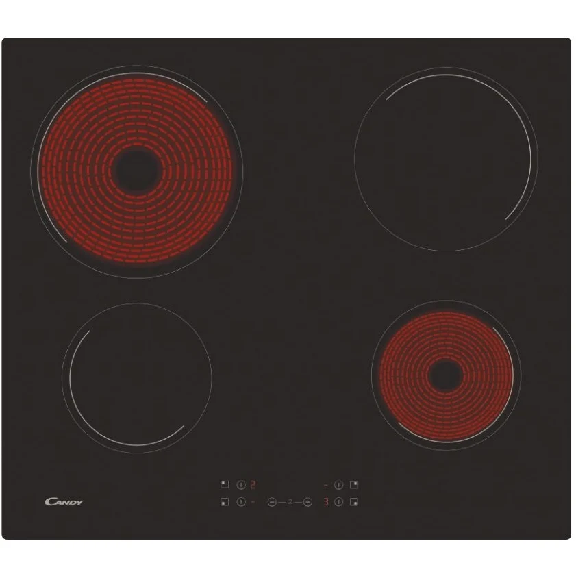 Candy CH64CCB Black Ceramic Hob - Image 2