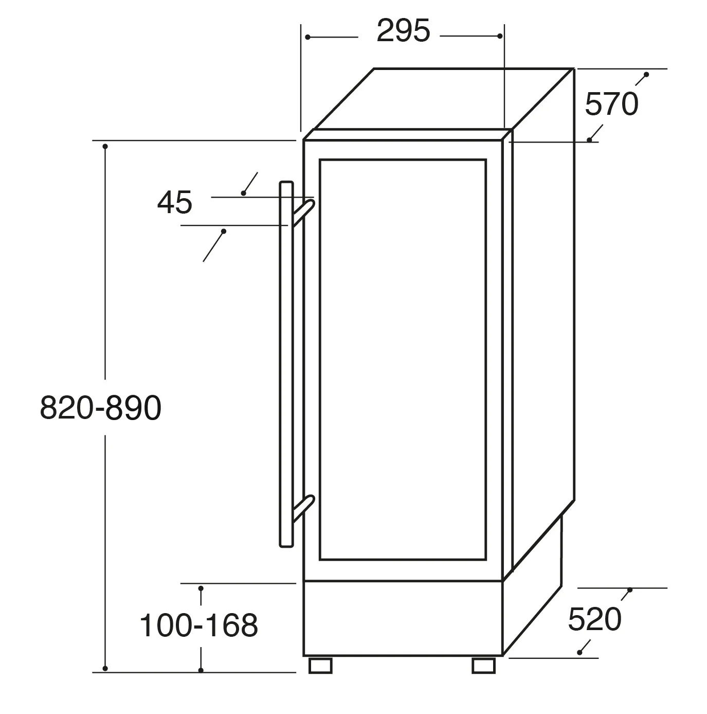CDA CFWC304SS Stainless Steel Wine Cooler - Image 2