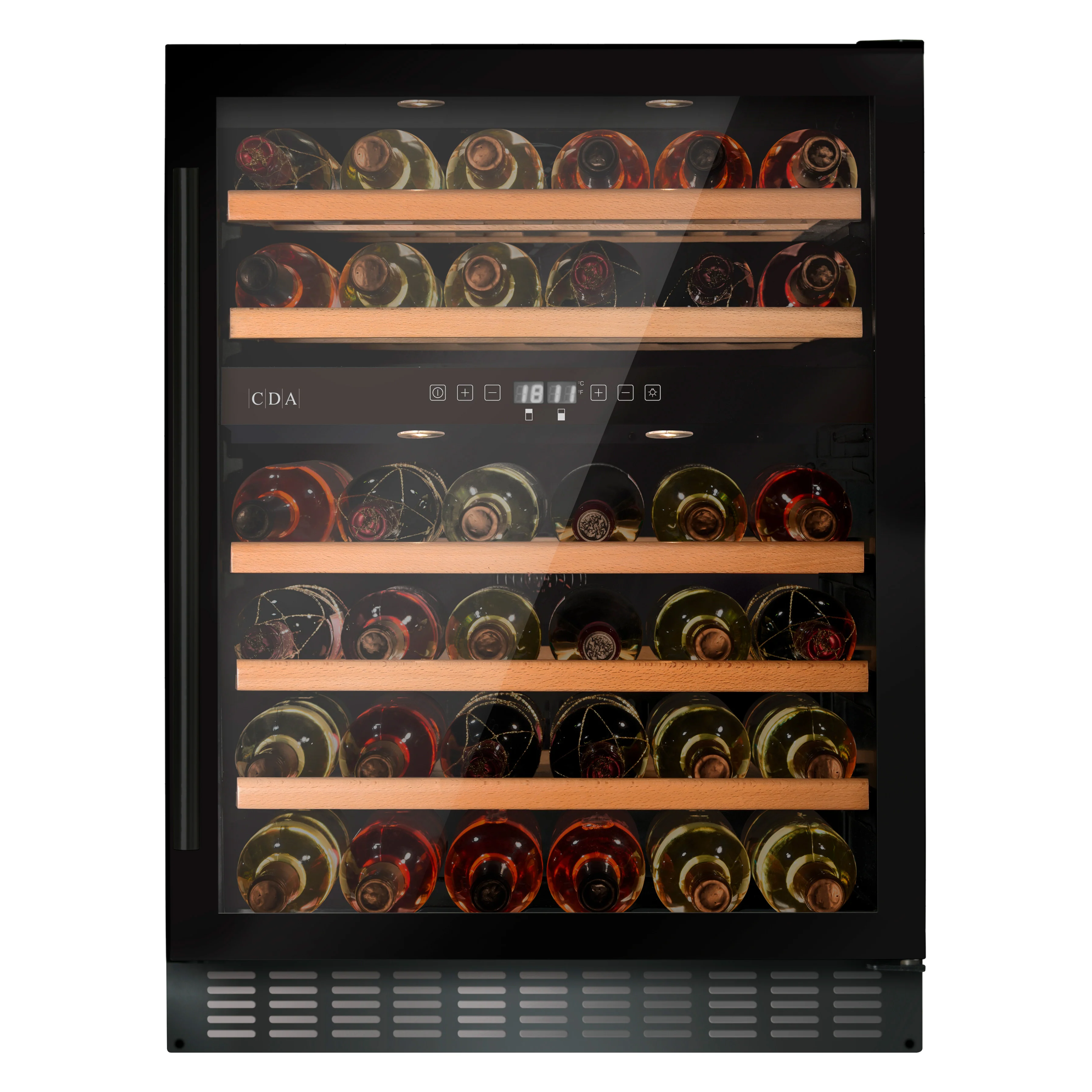 CDA CFWC604BL Black Wine Cooler
