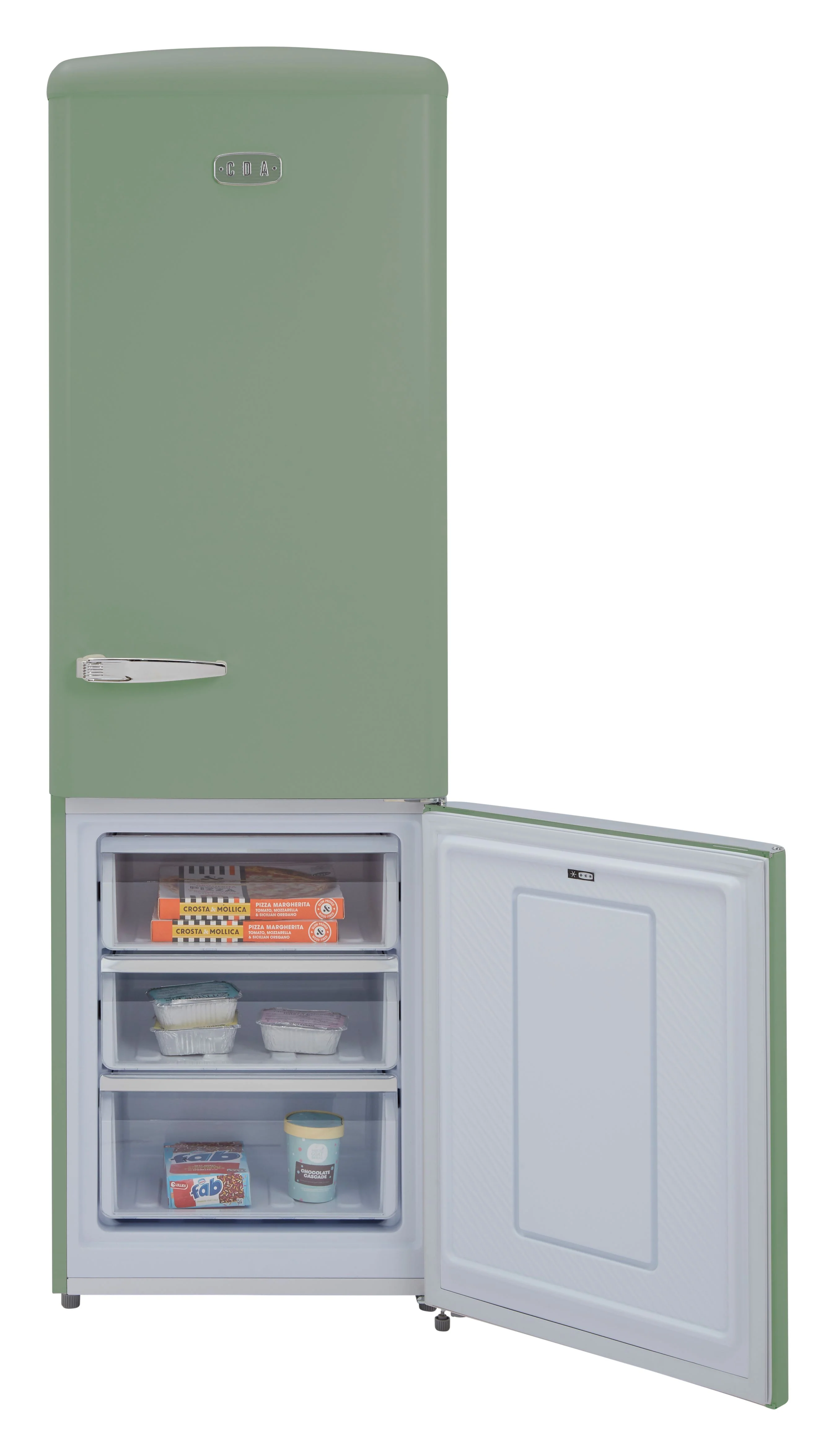 CDA Florence Meadow Retro Fridge Freezer - Image 10