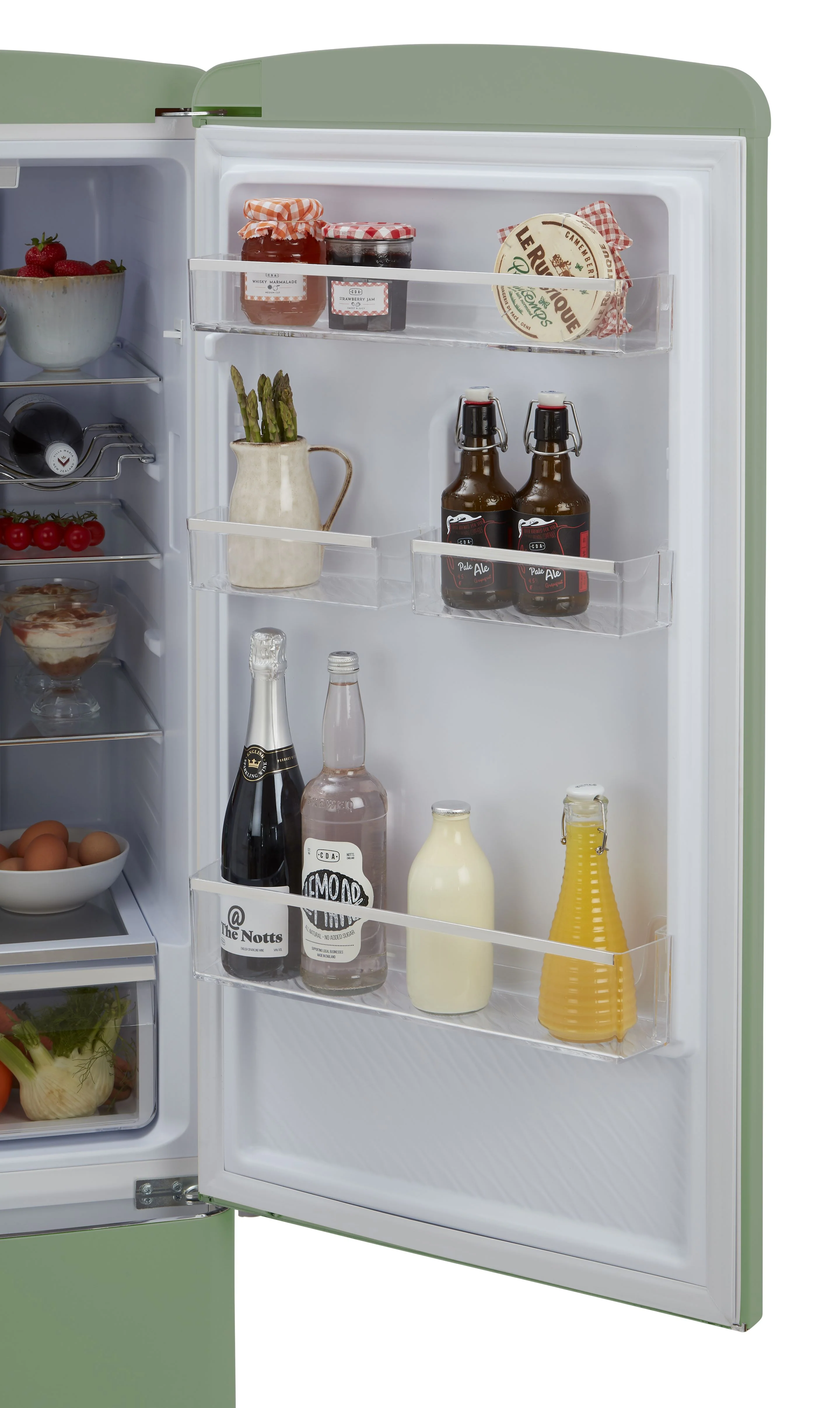CDA Florence Meadow Retro Fridge Freezer - Image 11