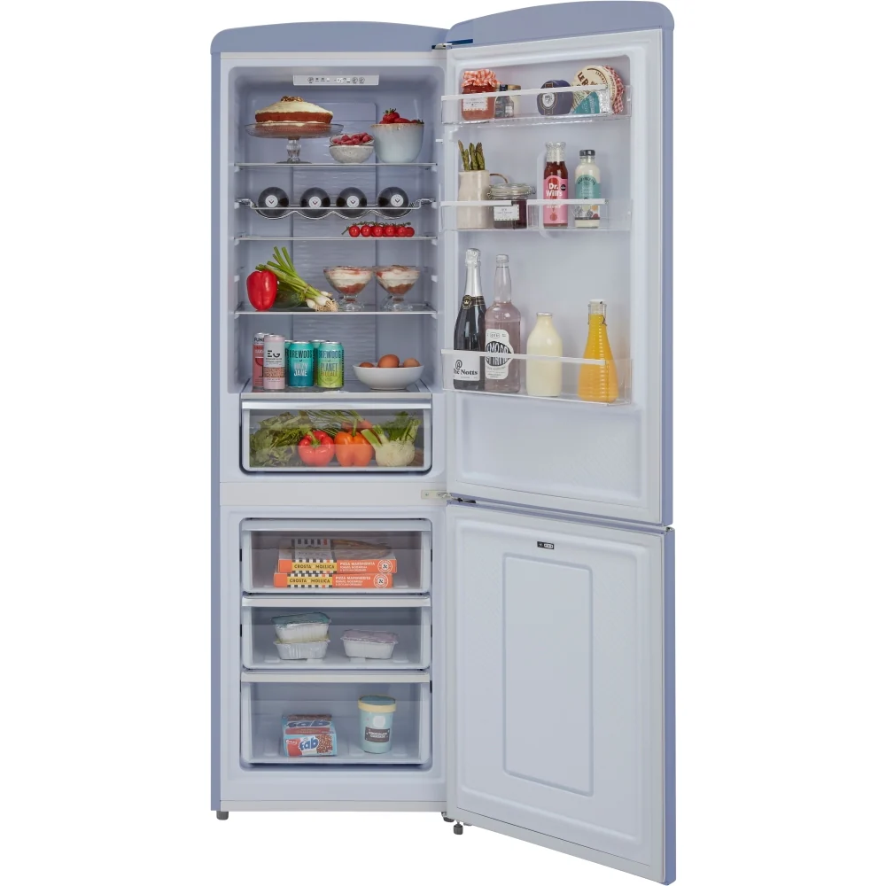 CDA Florence Sea Holly Retro Fridge Freezer - Image 8