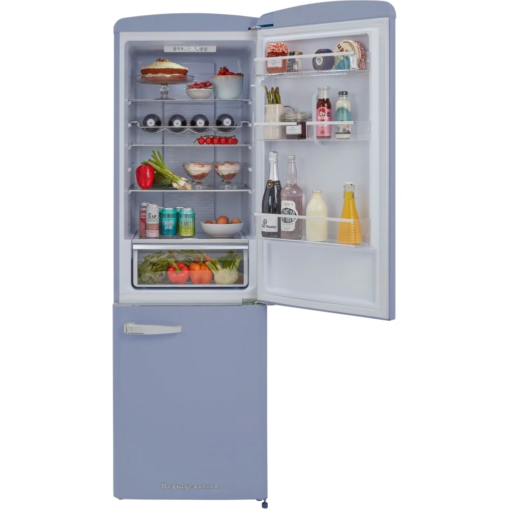 CDA Florence Sea Holly Retro Fridge Freezer - Image 9
