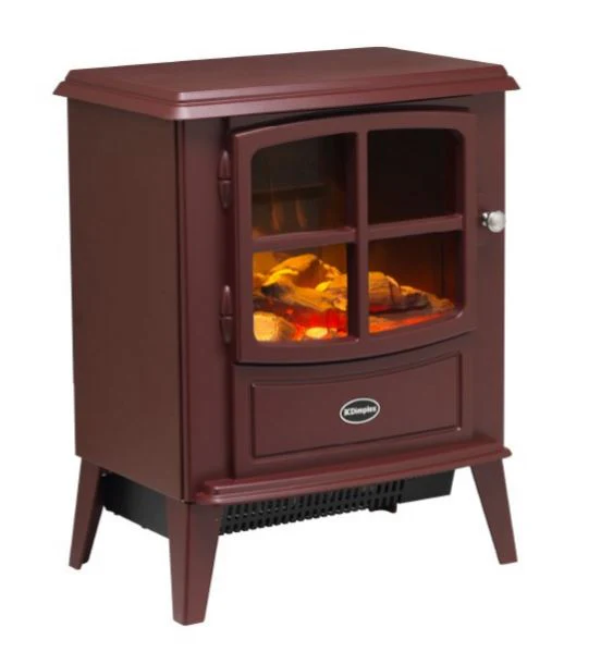 Dimplex BFD20BRG Brayford Burgandy Optiflame Electric Stove Fire - Image 3
