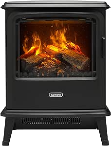 Dimplex BYP20 Bayport Matt Black Optimyst Electric Stove Fire
