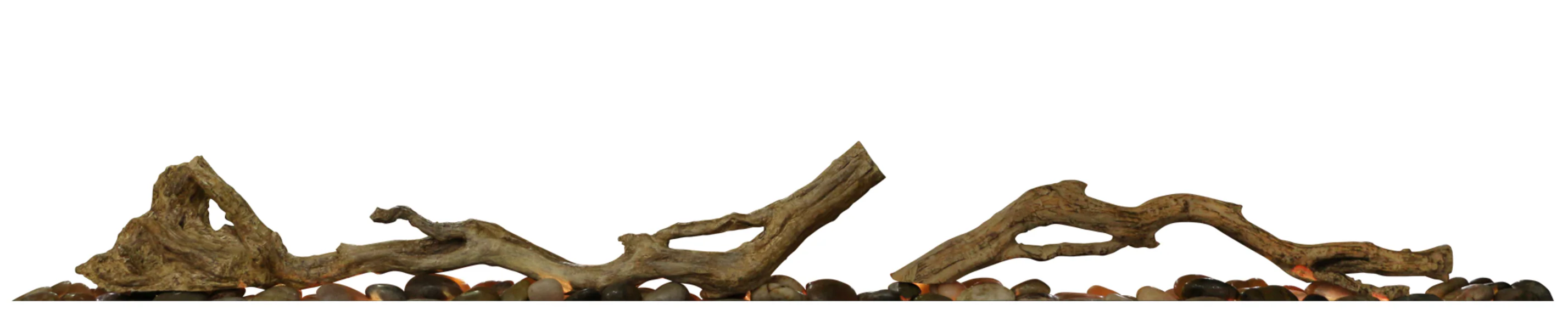 Dimplex Driftwood River Rock Fuel Effect Accessory for Ignite 50 Electric Fire DRR50