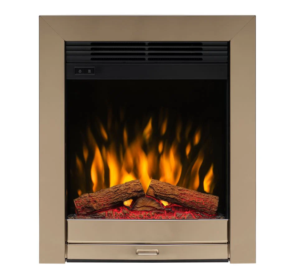 Dimplex Luna Neo Gold Optiflame Inset Electric Fire
