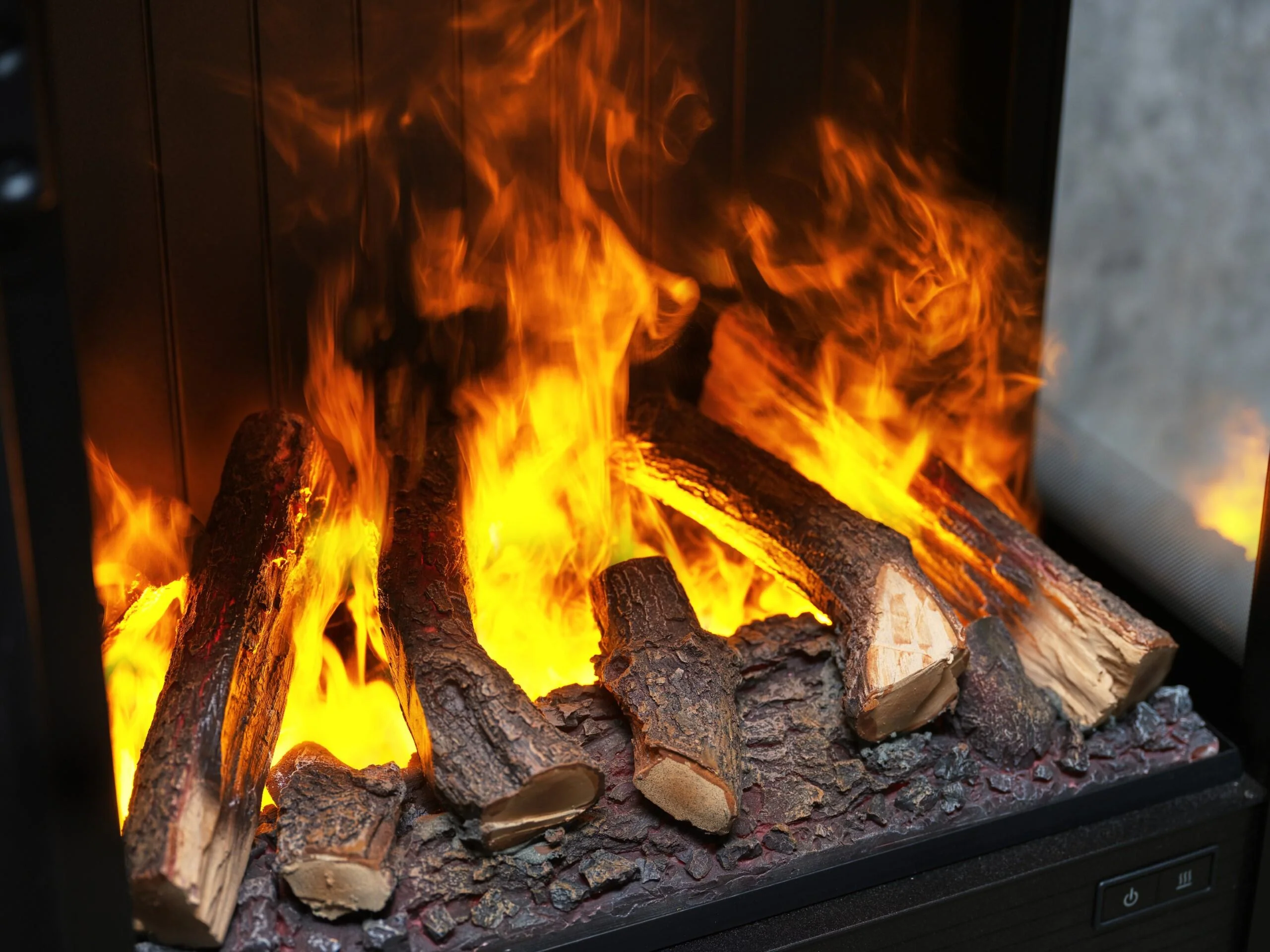 Dimplex Mapleton 100 Optimyst Electric Stove Fire with Log Store - Image 9