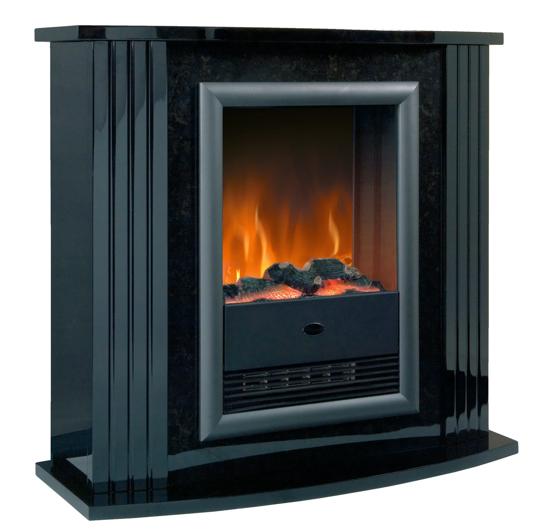 Dimplex MZT20BL-E Mozart Optiflame Electric Fire Suite Black