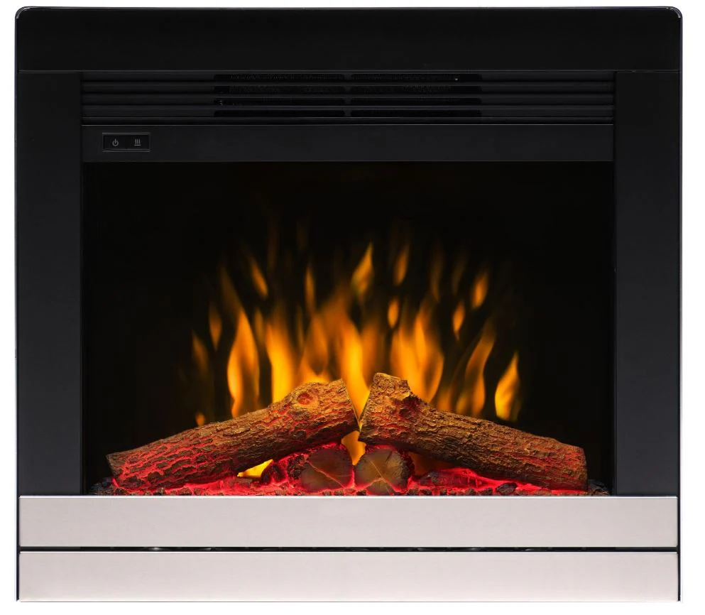 Dimplex Scala 22 Brushed Chrome Optiflame Inset Electric Fire